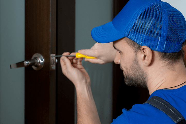 A skilled commercial locksmith providing ongoing support and maintenance services for your business.